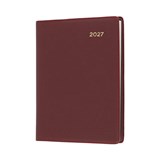 COLLINS BELMONT POCKET 337V78 DIARY WEEK TO VIEW A7 BURGUNDY