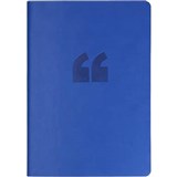 COLLINS EDGE NOTEBOOK RULED 240 PAGE RAINBOW EDGING A5 INDIGO