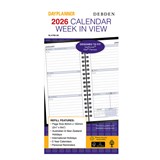 DEBDEN DAYPLANNER SL4700 SLIMLINE EDITION REFILL WEEK TO VIEW
