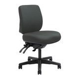 DAL ERGOSELECT SPARK ERGONOMIC CHAIR MEDIUM BACK 3 LEVER SEAT SLIDE BLACK NYLON BASE SLATE