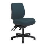 DAL ERGOSELECT SPARK ERGONOMIC CHAIR MEDIUM BACK 3 LEVER SEAT SLIDE BLACK NYLON BASE DENIM