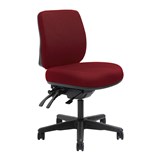DAL ERGOSELECT SPARK ERGONOMIC CHAIR MEDIUM BACK 3 LEVER SEAT SLIDE BLACK NYLON BASE SCARLET