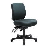 DAL ERGOSELECT SPARK ERGONOMIC CHAIR MEDIUM BACK 3 LEVER SEAT SLIDE BLACK NYLON BASE NAVY