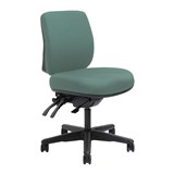 DAL ERGOSELECT SPARK ERGONOMIC CHAIR MEDIUM BACK 3 LEVER SEAT SLIDE BLACK NYLON BASE TEAL