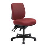 DAL ERGOSELECT SPARK ERGONOMIC CHAIR MEDIUM BACK 3 LEVER SEAT SLIDE BLACK NYLON BASE POMEGRANATE
