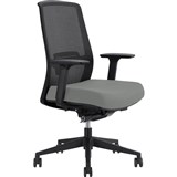 DAL JIRRA SIDE CONTROL SYNCHRO HIGH MESH BACK ARMS BLACK BACK STEEL SEAT