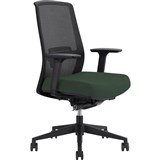 DAL JIRRA SIDE CONTROL SYNCHRO HIGH MESH BACK ARMS BLACK BACK FOREST SEAT