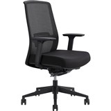 JIRRA SIDE CONTROL SYNCHRO HIGH MESH BACK ARMS BLACK BACK AND SEAT