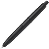 PILOT CAPLESS MATTE FOUNTAIN PEN BLACK BARREL MEDIUM NIB BLACK INK