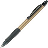 PILOT G2 RETRACTABLE GEL INK STYLUS PEN 05MM GOLD BARREL BLACK INK