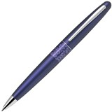 PILOT MR2 BALLPOINT PEN MEDIUM BLACK INK DEEP PURPLE LEOPARD MOTIF BARREL