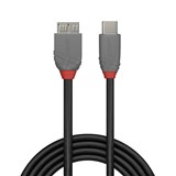 LINDY 36623 ANTHRA LINE USBC TO MICROB CABLE 3M BLACK