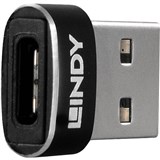 LINDY 41884 ADAPTER USBA 20 MALE TO USBC FEMALE BLACK