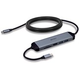 LINDY 43326 USB TYPEC LAPTOP MICRO DOCKING STATION GREYBLACK