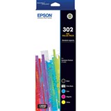 EPSON 302XL INK CARTRIDGE HIGH YIELD 5 COLOUR VALUE PACK
