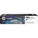 HP L0R09A 981X INK CARTRIDGE HIGH YIELD CYAN