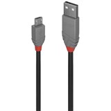 LINDY 36730 ANTHRA LINE USBA 20 TO MICROB CABLE 02M BLACK