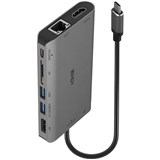 LINDY 43323 MINI LAPTOP DOCK USBC 32 SILVER