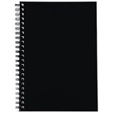 SPIRAX 512 NOTEBOOK 7MM RULED HARD COVER SPIRAL BOUND A4 200 PAGE BLACK