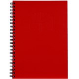 SPIRAX 512 NOTEBOOK 7MM RULED HARD COVER SPIRAL BOUND A4 200 PAGE RED