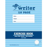 WRITER EXERCISE BOOK FEINT RULED 8MM 60GSM 128 PAGE 225 X 175MM
