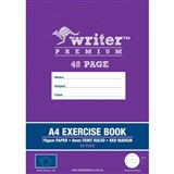 WRITER PREMIUM EXERCISE BOOK FEINT RULED 8MM 70GSM 48 PAGE A4 STAR