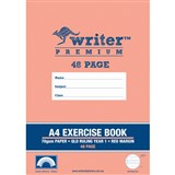 WRITER PREMIUM EXERCISE BOOK QLD RULING YEAR 1 70GSM 48 PAGE A4 RAINBOW