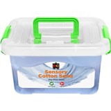 EDUCATIONAL COLOURS SENSORY COTTON SAND 5KG BLUE