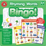 LEARNING CAN BE FUN BINGO CARDS RHYMING WORDS