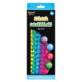 SENSORY SPROUTS STRETCH CATERPILLARS ASSORTED SET 5