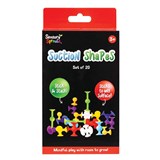 SENSORY SPROUTS SUCTION SHAPES ASSORTED SET 20