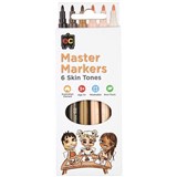 EDUCATIONAL COLOURS MASTER SKIN TONE MARKERS PACK 6