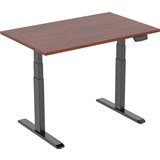 ERGOVIDA EED623D ELECTRIC SITSTAND DESK 1500 X 750MM BLACKDARK WALNUT