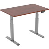 ERGOVIDA EED623D ELECTRIC SITSTAND DESK 1800 X 750MM GREYDARK WALNUT