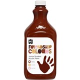 EDUCATIONAL COLOURS FRIENDSHIP COLOUR PAINT 2LITRES MAHOGANY