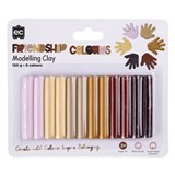 EDUCATIONAL COLOURS FRIENDSHIP COLOURS MODELLING CLAY SET 120GRAMS