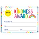 LEARNING CAN BE FUN GIGGLE  GROW KINDNESS AWARD CERTIFICATES PACK 30