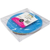 RAINBOW KINDER SHAPES PAPER CIRCLES 85GSM 180MM GLOSSY ASSORTED PACK 100