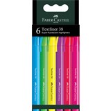 FABERCASTELL TEXTLINER 38 SUPERFLUORESCENT HIGHLIGHTERS ASSORTED PACK 6