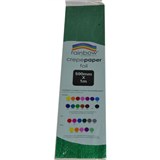 RAINBOW CREPE PAPER FOIL 500MM X 1M GREEN