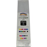 RAINBOW CREPE PAPER FOIL 500MM X 1M SILVER