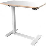 MALMO ELECTRIC MOBILE DESK 700 X 400MM WHITE BASE WHITE TOP