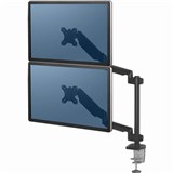 FELLOWES PLATINUM SERIES MONITOR ARM DUAL STACKING BLACK
