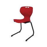 SYLEX ROSWELL CHAIR REVERSE CANTILEVER 260MM RED SEAT BLACK FRAME