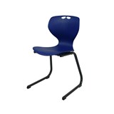 SYLEX ROSWELL CHAIR REVERSE CANTILEVER 310MM BLUE SEAT BLACK FRAME