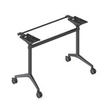 RAPIDLINE TYPHOON FLIP TABLE FRAME TO SUIT 1200MM W TABLE TOPS BLACK PC ALL OVER FRAME