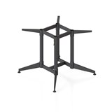 RAPIDLINE TYPHOON ROUND MEETING TABLE FRAME 892 X 725MM BLACK PC ALL OVER