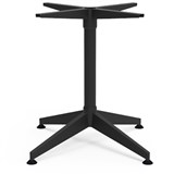 RAPIDLINE TYPHOON 4 STAR ROUND MEETING TABLE FRAME 752 X 725MM BLACK PC ALL OVER