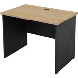 RAPID WORKER OPEN DESK 900 X 600MM OAKIRONSTONE