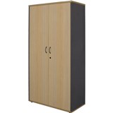 RAPID WORKER CUPBOARD LOCKABLE 1800 X 900 X 450MM OAKIRONSTONE